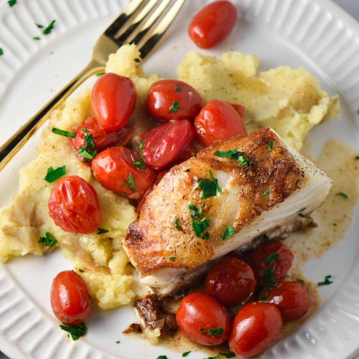 Pan-Roasted Sea Bass